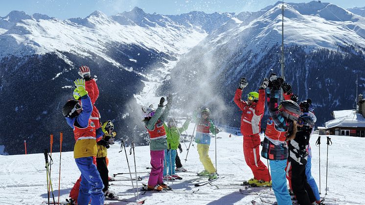 Kids4Free: Viel Spaß beim Skiunterricht in Davos in Graubünden