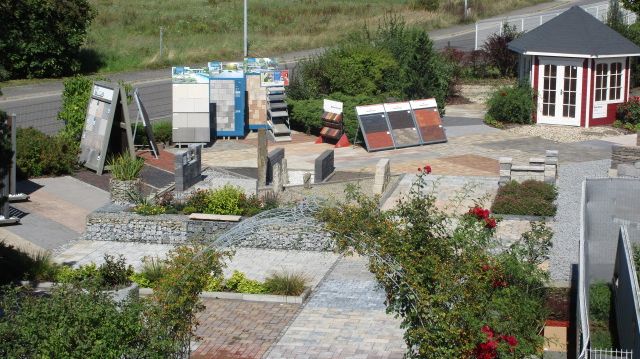 Die neu gestaltete Gartenausstellung der H+K Baustoffe GmbH in Kamenz
