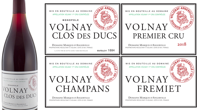 Domaine Marquis d´Angerville släpper en kvartett exklusiva viner torsdag den 10:e december!