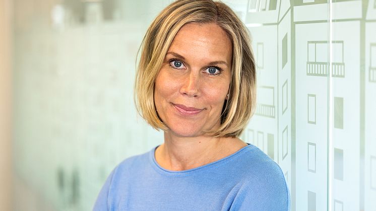 Karolina Brick, hållbarhetschef på Riksbyggen.