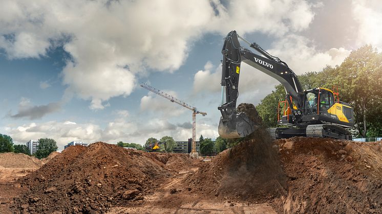 Volvo EC250E och EC300E grävmaskiner