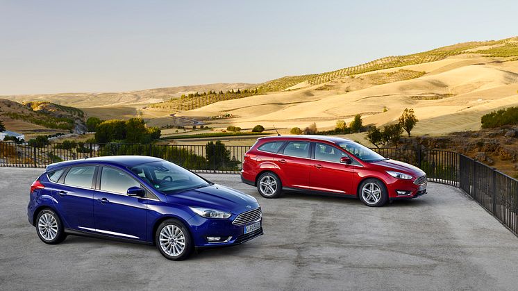 Nye Ford Focus, 5-dørs og stasjonsvogn