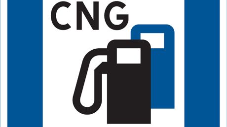 CNG skylt
