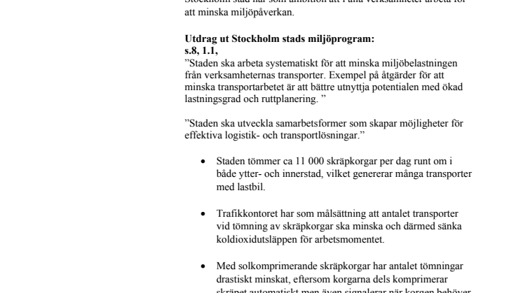 Miljöeffektiviteten ökar i staden med hjälp av BigBelly