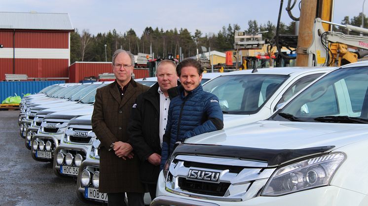 Rosenqvist Entreprenad valde Isuzu