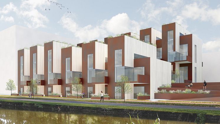 ​Visionära radhus i Norra Djurgårdsstaden!