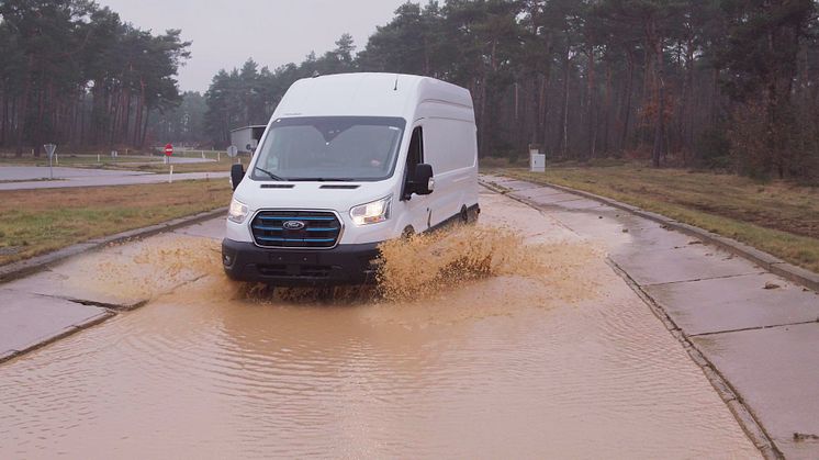 Ford E-Transit testing 2021