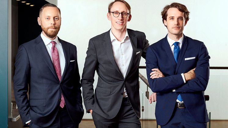 Erik Gadman, Niklas Follin och Magnus Steninger