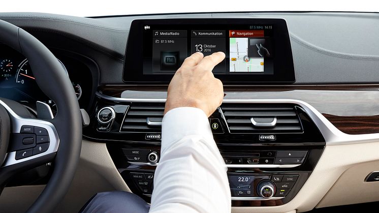 BMW 5-serie Sedan - håndfri betjening af iDrive
