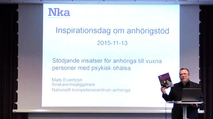 Inspirationsdag om anhöriga till personer med psykisk ohälsa