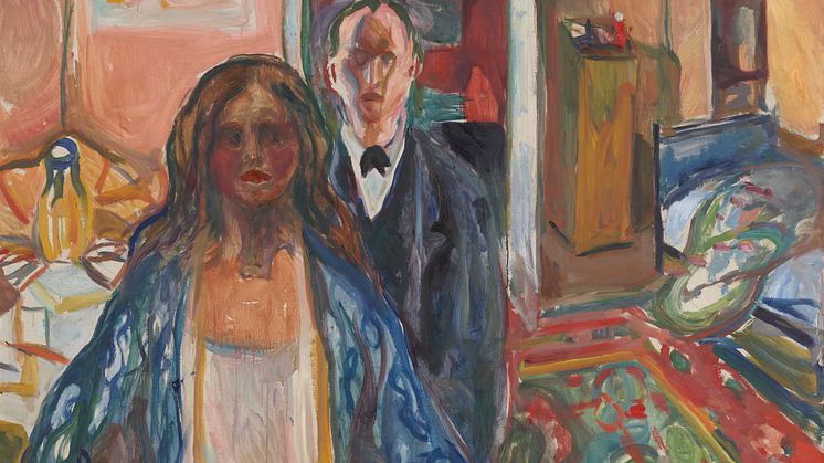 Edvard Munch: Kunstneren og hans modell / The Artist and his Model (1919-21)