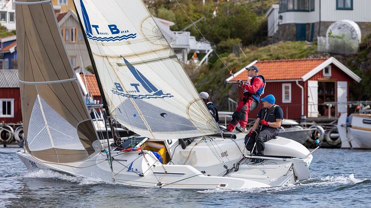 Tjörn runt 23. Startnr 306. Torkel Stillefors. Dan Ljungsvik.