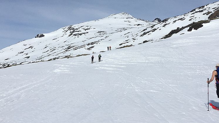 Skal du til fjells i påska? Husk solkremen, selv om NILU-forskerne varsler om normal UV-stråling for årstiden. Foto: Anne Karine Halse, NILU