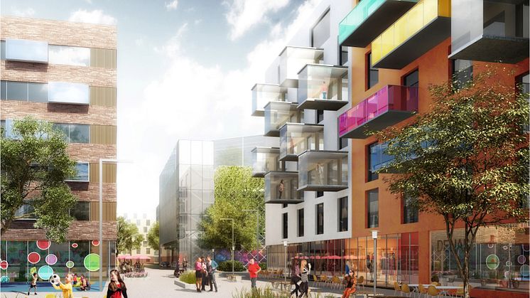 Riksbyggen planerar för 650 nya bostäder vid Backaplan i Göteborg