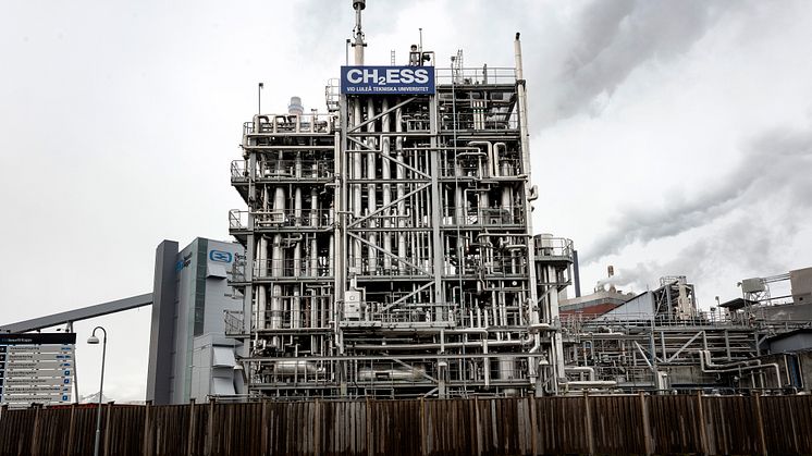 Luleå tekniska universitets vätgassatsning CH2ESS med anläggning för tung experimentell verksamhet i pilotanläggningen för drivmedelsyntes, LTU Green Fuels.