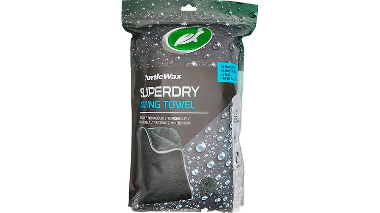 Turtle Wax Superdry – för bästa & skonsammaste torkningen