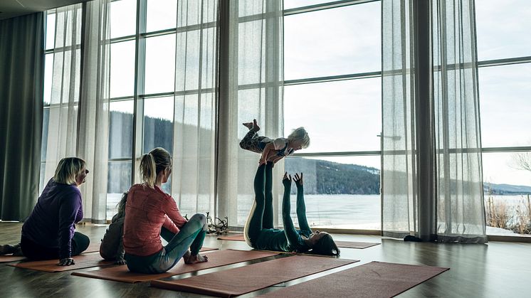 Familjeyoga på Holiday Club Åre