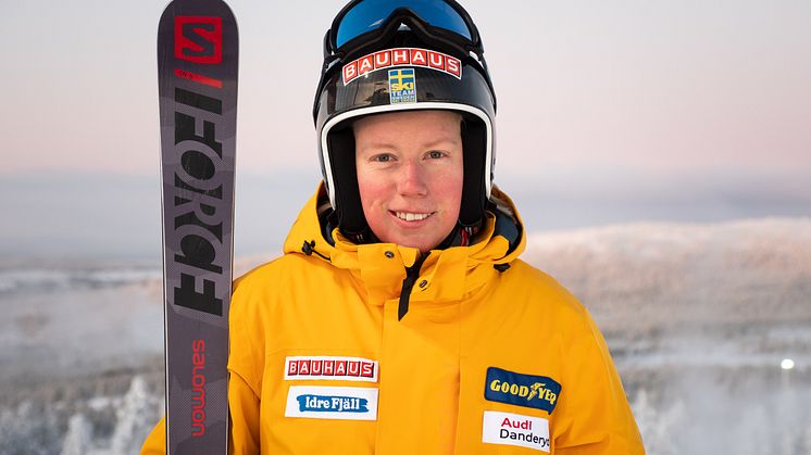 Skicross-åkaren Sandra Näslund, Kramfors Alpina.