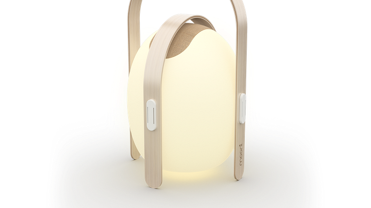 Trådlös högtalare och lampa, mini - frilagd
