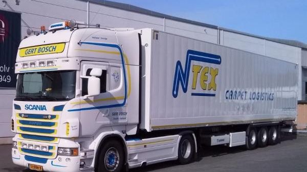 Nya skåptrailers för Carpet Logistics ger ökad säkerhet och prestanda