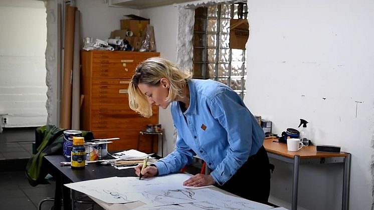 Amanda Mendiant har förberett sig väl inför residenset i Göteborg.   Foto: Stefan Larsson
