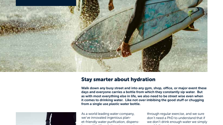 Hydration and living actively