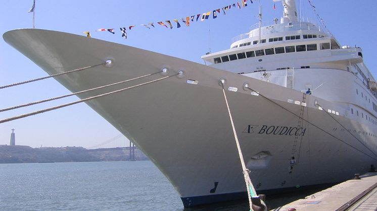 Fred. Olsen to commence its first cruise season from Falmouth in Spring 2016