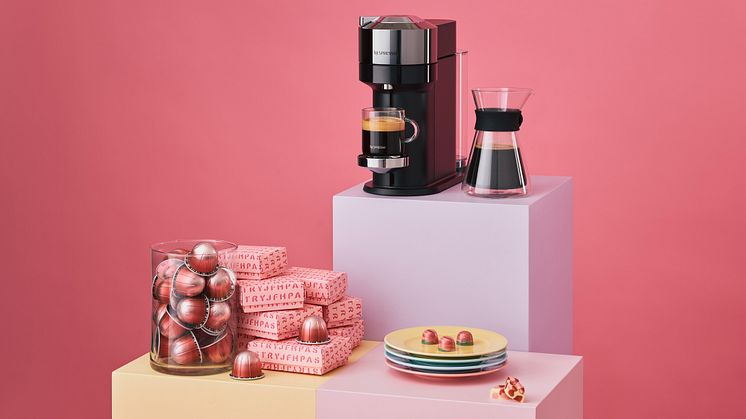 Nespresso x Joy Harris. Photo by Olof Ringmar. Product 50x70