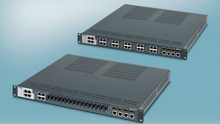 19” rack switche til kontrol- og datacentre