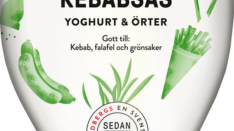 Vit Kebabsås 450ml