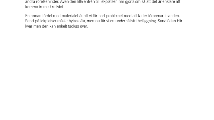 Populär lekplats på Kolningsberget har rustats upp 