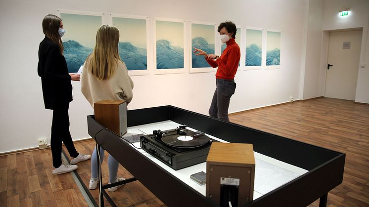 Blick in die neue Ausstellung "Zeit zu drucken" 