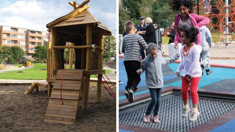 Upprustning av Braxenparken i Fisksätra gav Stena Fastigheter och Nacka kommun pris