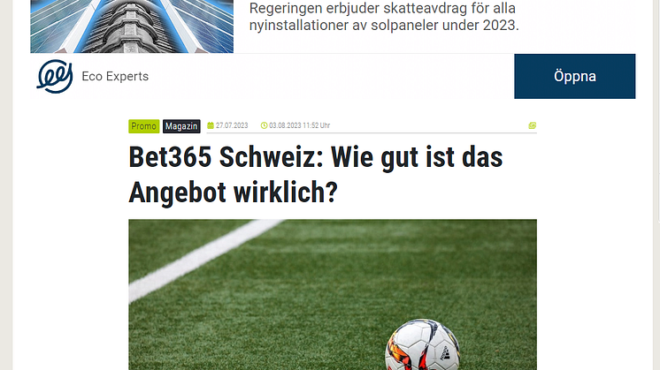 Bet365 schweiz