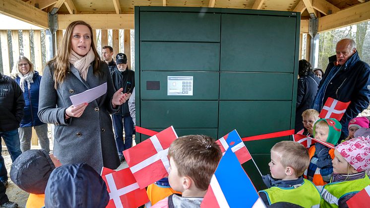 I Esbjerg blev Renz’ elektroniske pakkeanlæg med aktivitetsgrej officielt åbnet af formanden for Kultur & Fritidsudvalget, May-Britt Andrea Andersen, fredag 12. april 2019. 