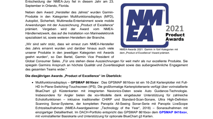 PM Garmin NMEA Awards 2021