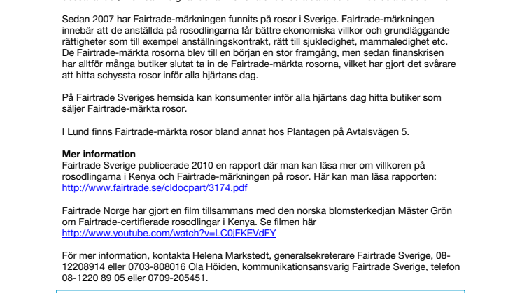 Här hittar du schyssta rosor i Lund inför alla hjärtans dag
