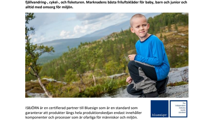 ISBJÖRN firar in sommaren i blått