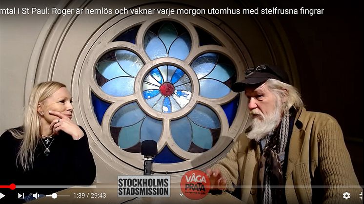 Roger i samtal med Hjärnkoll Stockholms Lou.