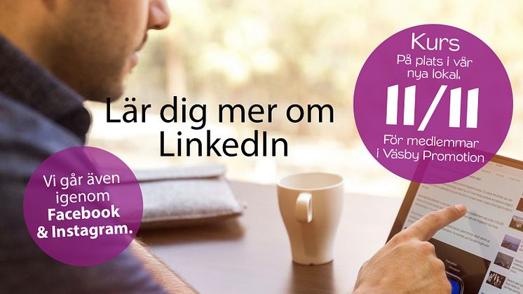 Lär dig mer om LinkedIn, Facebook och Instagram