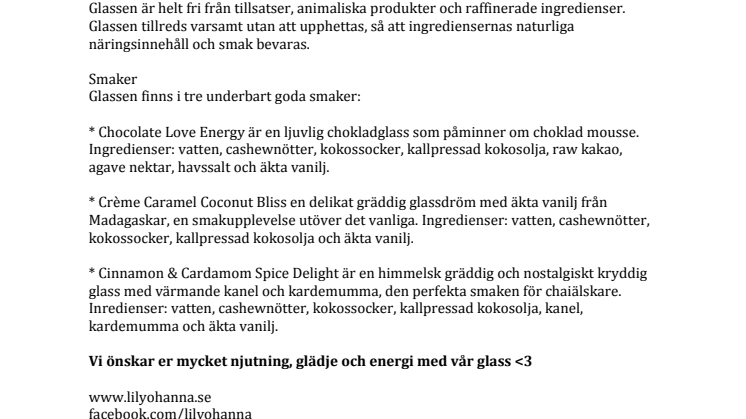 Lily & Hanna Utmanar Glassbranschen med Glass som är både God och Nyttig!
