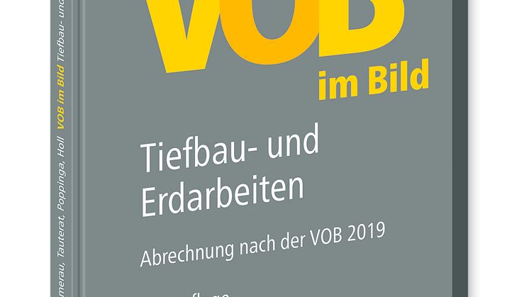 VOB im Bild – Tiefbau- und Erdarbeiten, 23. Auflage (3D/tif)