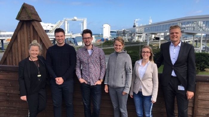 Anette Ustrup Svendsen (Scandlines), Maximilian Mordhorst (Junge Liberale), Simon Bull (Jusos), Hannah Wolf (Grüne Jugend), Anna Zimmermann (Junge Union), Marko Möller (Scandlines)