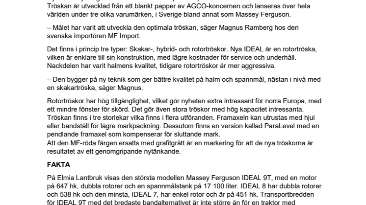 Nytänkande i grafitgrått har Sverigepremiär på Elmia