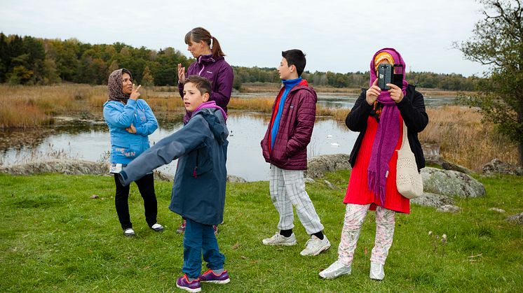 Bild från tidigare projekt med Studiefrämjandet tillsammans med volontärer - 2.