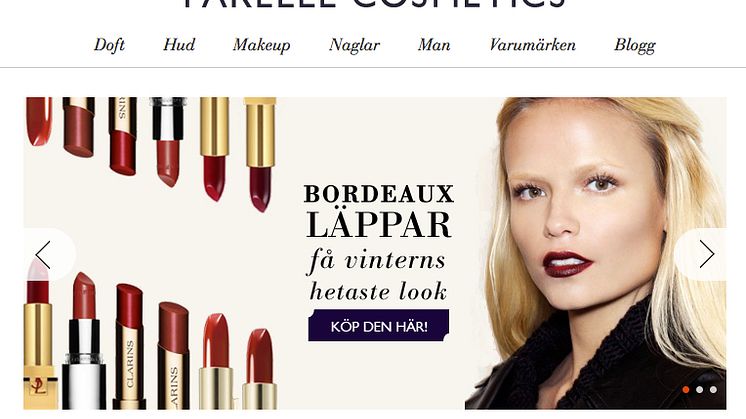 Parelle.se på mobil