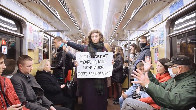 Ulyana Nevzorova, "This Poster Might Become the Reason of My Detention"