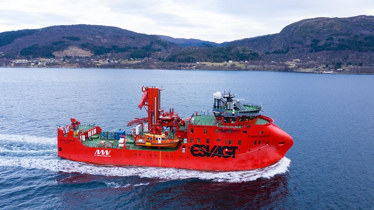 ESVAGT’s SOV newbuilding 'Esvagt Schelde' is now ready to start working for Vestas at Borssele 3-4 and Northwester 2 wind farms.