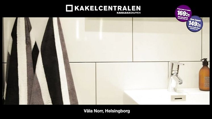 Kakelcentralen TV reklam TV4 Helsingborg februari 2011