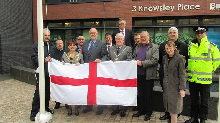 Bury flies the flag for St George 
